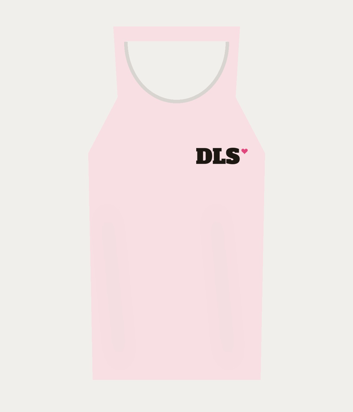 DLS Heart Racerback